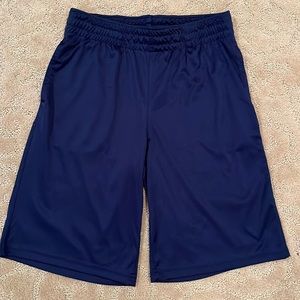 2 pairs of Cat & Jack Boys Dark Blue Dri-fit Sports Shorts.
